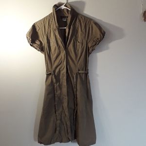 COPY - XCVI Olive green dress gently used.
